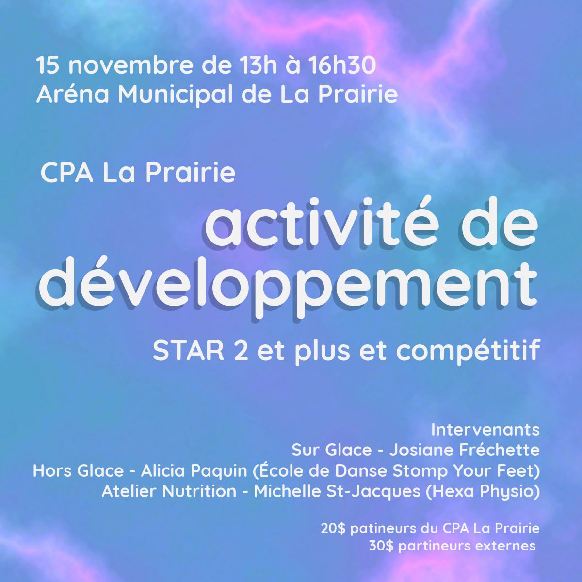 Activité Developpement Novembre